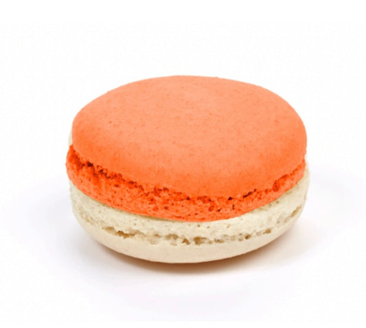 Macaron mango - witte chocolade