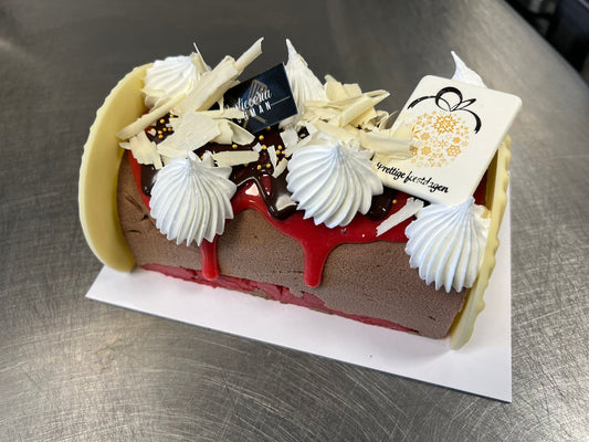 Ijsbuche chocolade - framboos 4pers