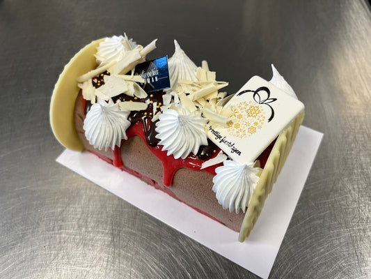 Ijsbuche chocolade - framboos 4pers